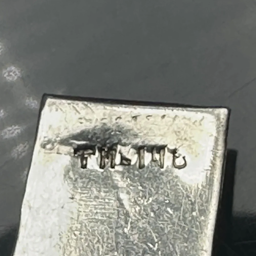 Mexican Sterling Silver Green Stone Bracelet Taxco Hallmark - Picture 7 of 8